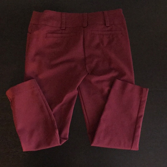 NY&Co stretch cropped maroon dress pants - Picture 5 of 5
